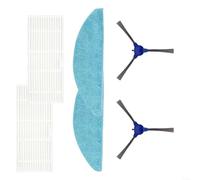 HOHOVYVY Replacement Parts Set Compatible with Cecotec for Conga M70 for Genesis Vacuum Cleaner Robot with 2 Wipes, 2 Side Brushes, 2 Filters for Clean Floors