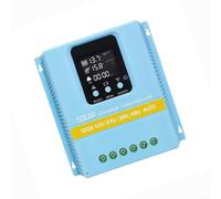 HOHOVYVY Solar Charge Controller MPPT 100A with LCD Display and Dual USB, Compatible with 12V/24V/36V/48V Systems, for Various Battery Types such as GEL, Seal, Flooded, for LIFEPO4 (2880w)