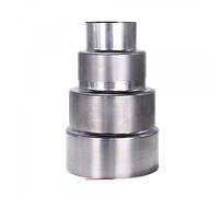 HOHOVYVY Stove Pipe Reduction from Diameter 110 mm to Diameter 60 mm, Flue Pipe Reduction, Reduction Stove Pipe, Flue Pipe Reducer, Chimney Pipe, Stainless Steel Chimney Pipe, Premium Chimney Pipe,