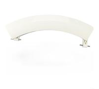 HOHOVYVY Washing Machine Door Handle Replacement Part Made of Durable ABS Plastic, Front Loader for Siemens WM10S360TI/10S368TI, Silver/White, Ideal for Household (White)