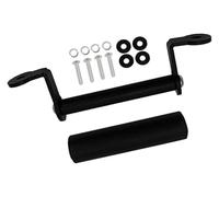 HOHPMGFGNN Holder Motorcycle Fixed For Yamaha For Tracer 7 700 GT For MT07 GPS Navigation Plate Bracket Front Bar Mount Motorcycle Phone Holder Stand(Black 1)