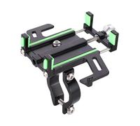 HOHPMGFGNN Holder Motorcycle Fixed GPS Navigation Bracket Aluminium Alloy Phone Stand Scalable Cycling Holder 360 Motorcycle Electric Vehicle Support(Green A)