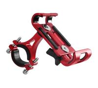 HOHPMGFGNN Holder Motorcycle Fixed GPS Navigation Bracket Metal Bicycle Phone Holder Motorcycle Handlebar Mount Bike Support Aluminum Alloy Accessories(Red Rotatable)