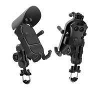 HOHPMGFGNN Holder Motorcycle Fixed GPS Navigation Bracket Motorcycle Holder Fast Bike Anti Theft Shockproof Smartphone Stand Support Decorative Accessories(Handlebar)
