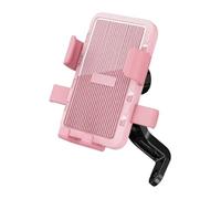 HOHPMGFGNN Holder Motorcycle Fixed GPS Navigation Bracket Motorcycle Mobile Phone Holder Umbrella Rainproof Sunshade Outdoor Electric Vehicle Rearview Mirror Stand Accessories(Pink)