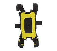 HOHPMGFGNN Holder Motorcycle Fixed Navigation Bracket Universal Motorcycle Electric Bike Mobile Phone Holder Bicycle Riding GPS Mount W/Shock Absorber(Yellow)