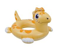 HOHQB Dinosaur Pool Rings for Kids Girls, Swim Rings Pool Floats Kids for Ages 4-8, Pool Toys for Toddlers 3-5 (Yellow)
