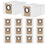 HoHumoca 14 Vacuum Bags for Xiaomi X20+ /X10+ /X20 Max /X20 Pro, for Dreame D10 Plus/L10s Plus/L10s Ultra /L10s Pro Ultra/L10s Pro Gen 2/X40 Ultra/X50 Ultra, 3.2L Large Capacity