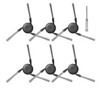 HoHumoca Pack of 6 Side Brushes Accessories for Dreame L10s Ultra Gen 3, X40 Ultra/X40 Master/L40s Pro Ultra, X50 Ultra/X50 Master/L50 Pro Ultra, Matrix10 Ultra, for Mova P50 Pro Ultra/V50 Ultra
