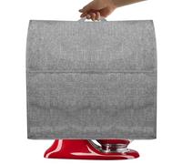 HOHUO Stand Mixer Cover, Dust-proof, Multi Pockets, Water-resistant, Easy Cleaning (Grey, Fit for Bowl Lift 5-8 Quart)