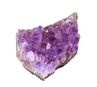 HohuzSruk 10PCS Amethyst Crystal, Amethyst Crystal Stone Raw, Natural Crystals Cluster, Meditation Crystals Cluster, Deep PurpleCrystal, Amethysts Rock Mineral Druzy Geode Mineral Purple CrystalRock