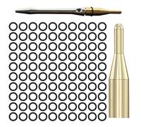 HohuzSruk 2 sets O-rings for darts, diameter 4.5 mm, 200 pieces dart rubber rings, rubber rings for dart shafts, portable premium black O rings for dart shafts, suitable for all common dart shafts