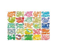 HohuzSruk 3d Jigsaw Puzzle for Kids | No Glue Educational Game - Miniature Animal 3d Paper Puzzle - for Classroom School Bedroom Study Boys Girls Children Students Teens