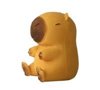 HohuzSruk 5PCS Capybara Squeeze Toy 5.5x4.5x4cm Rubber Capybara Fidgets Squeeze Toy, Stress Ball For Kids Capybaras Cute Animal Squishy Toys Capybaras Kneading Pinching Relaxation Tool Toys For Travel