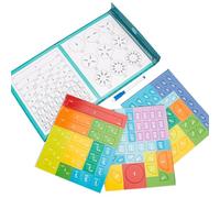 HohuzSruk Fraction Manipulatives 3rd Grade, Wooden Fraction Book Set, Magnetic Counters Math Manipulative, Rainbow Tiles Fractions Strips, Educational Math Manipulatives Learning Games