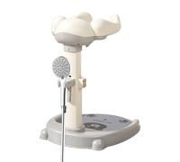 HohuzSruk Kid Shower Stand,Adjustable Support - Anti-Slip Kid Bath Standing Shower,for Apartment Travel Hotel Tub Home Girls Boys