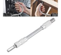 HOHXEN 1 Pcs Mixed Drive Flexible Socket Extension Bar Adapter -150mm(5.9 Inch), 6.35mm(1/4 Inch) Alloy Steel Hexagonal Shank with Magnetic Multi-Purpose Screwdriver for Dead Ends and Confined Spaces