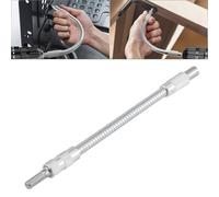 HOHXEN 1 Pcs Mixed Drive Flexible Socket Extension Bar Adapter -200mm(7.9 Inch), 6.35mm(1/4 Inch) Alloy Steel Hexagonal Shank with Magnetic Multi-Purpose Screwdriver for Dead Ends and Confined Spaces