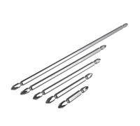 HOHXEN 5 Pcs Double-Ended Phillips Screwdriver Bit Set PH2, S2 Alloy Steel Bit, Magnetic Tip, Suitable for Electric Screwdrivers or Cordless Drill - 65mm/100mm/150mm/200mm/300mm