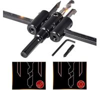 HOHXEN Adjustable Circle Hole Saw Cutter Woodworking Drill Bit Kit, 1 in to 8 in Round Saw Cutting Tool, Plane Type Circle Hole Cutter Tool, Heavy Duty Wood DIY Tools (Cutting Diameter: 30mm-200mm)