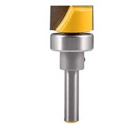 HOHXEN Flush Trim Hinge Mortise Template Router Mills Bit, 1/4-Inch Shank Woodworking Shape Cutter Tool Woodworking Trimming Cutter Woodworking Milling Cutter Carving Cutter Router Bit