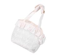 HOHXFYP Pet Carrier Bag, Lace Breathable Mesh Cat Sling Carrier, Small Dog Carrying Bag Accompany Carrier Bag for Kittens, Puppies, Cats, Traveling Pets Tote Purse Picnic Outdoor