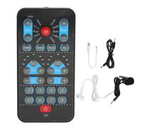 HOHXFYP Portable Voice Changer Mini Voice Changer for Multi-Language Sound Card, Multi-Function Handheld Microphone Voice Changer for Recording in Music Studio