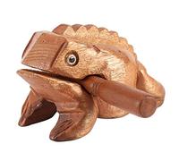 HOHXFYP Thai Decorative Birthstone Frog, Handmade Frog Wood Carving 2 6 Inches, Cracking Sound in 5 Sizes Feng Shui Toad Frog Decoration (3.46 cm -Wood)