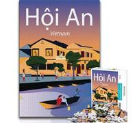 Hoi An Jigsaw Puzzles 1000 Pieces for Adults Teens,Help The Brain Exercise Addictive Toys to Cultivate Patience Parent-child Interaction 38x26cm