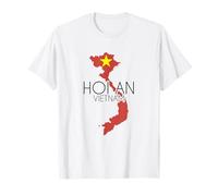 Hoi An Outline Vietnam Flag T-Shirt