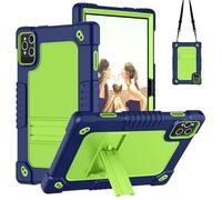 Hoibon for ZONKO D115 Tablet Case,Shockproof Kids Rugged Case for Relndoo T618/YOBANSE T618/Suicoey T618/ZONKO D115/ANTEMPER Android 14 13/FEONAL Android 13/ZONKO D106 10 inch Tablet (Navy/Greern)