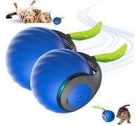 HOIDOKLY Interactive Cat Toys for Indoor Cats, 2025 New Tail Speedy Tail 2.0 Cat Toy, 4 Tails Speedy Tail 2.0 Automatic Ball Cat Toys, Cat Toy (Blue-2PCS)