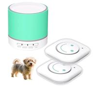 HOIDURY Wireless Puppy Dog Doorbell, Dog Bells Toilet Training, Waterproof Vibration Sensor, Low Battery Warning, 14 Chimes, 4 Volume with Mute, 3W Speaker for Clear Sound, LED Alert