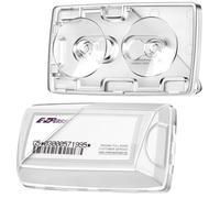 HOIGRBOM EZ Pass Holder for Windshield, Toll Pass Transponder Holder with 4 Interchangeable Powerful Suction Cups for EZ Pass Mini/iPass(Clear,1 Pack)