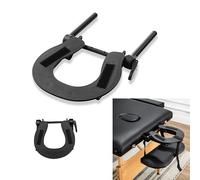 HOINCO 1Pcs Massage Table Face Cradle, Black Face Cradle Massage Table Bed Face Cradle Standard Universal Adjustable Headrest Cradle for Massage Tables Headrest