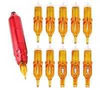 HOINCO 50Pcs Tattoo Cartridge Needles Assorted Mixed Size,Round Liner Shader Magnum 12 Standard 3RL 5RL 7RL 9RL 3RS 5RS 7RS 5RM 7RM 5M1.