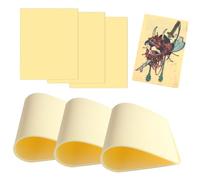 HOINCO Blank Tattoo Tatouage Practice Skin,Double Sides 6pcs 11.81x7.87" Soft Practice Skin for Beginners and Experienced Artists Tattoo Supplies