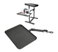 HOINCO Tattoo Salon Tray, Adjustable Arm Rest, Storage Board with Wheels for Studio & Salon
