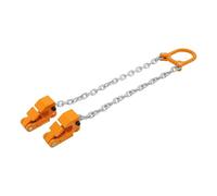 Hoist Chain Lift Lifting Cranes Tool, 1 Ton Chain Drum Lifter For Iron Plastic Drums, Double With Locking Claws, For Warehouse, Factory Crane and traction hoist
