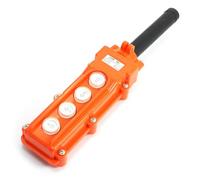 Hoist Crane Push Button Switch Rainproof COB-62 for IDEAL for Outdoor with 4Way and Hoist size 1 pack crafted from Plastic and Rubber for challenging outdoor conditions