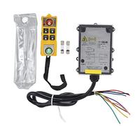 Hoist Crane Wireless Remote Control, 6 Buttons Electric Hoist Crane Industrial Remote Control Switch Transmitter Kit, Professional Wireless Transmitter Push Button Switch Channel(DC 24V)