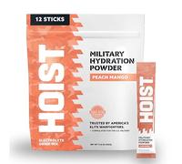 Hoist Military Hydration Powder Sticks, Peach Mango - 16 Stick Packs -28g Per Stick - Electrolyte Powder - Hydration Mix