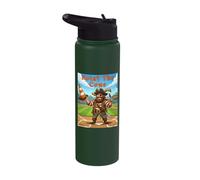 Hoist The Cone Funny Baseball Hoist The Cone Pirate Meme Stainless Steel Insulated Water Bottle
