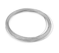 Hoisting 7x7 1.2mm Diameter Stainless Steel Flexible Wire Rope 32.8Ft