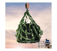 Hoisting Lifting Nets,Heavy-Duty Flat Polyester Sling Cargo Lifting Net, Tear-Resistant Safety Straps, Durable Hanging Netting for Construction Rigging, Moving, Towing, Hoisting Gear (1m-13