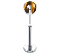 Hoisy 16 Gauge G23 Titanium Small Nose Rings Studs 1.2x6x4mm, Round with Tiger's Eye, Silver Brown Nose Ring Piercing