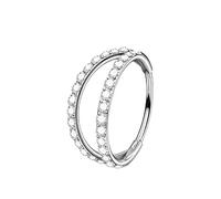 Hoisy 16g Small Nose Ring Hoop Titanium 1.2x10mm, Double Layers Hoop with Cubic Zirconia/Turquoise, Gold Nose Ring