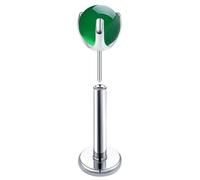 Hoisy 20g G23 Titanium Small Nose Rings for Women Studs 0.8x10x5mm, Round with Agate, Piercing Nose Ring Silver Green