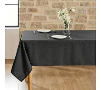 Hoisy Black Polyester Coffee Table Cloths Rectangle Small 55.2 x 120.1 inch | Table Cloth Solid Color,Durable,Wrinkle-Resistant,Stain-Resistant,Easy Care