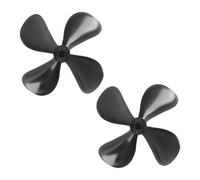 Hoite 1 pair 60mm 4-Vane RC Plastic Boat Propeller - CW/CCW Full Immersion Model Accessories